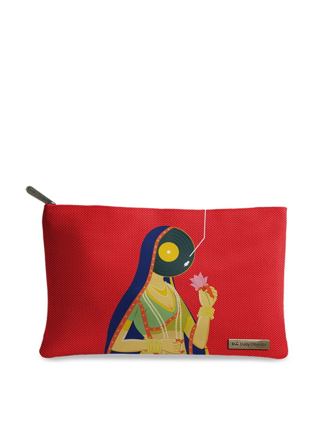 

DailyObjects Women Red Printed Travel Pouch