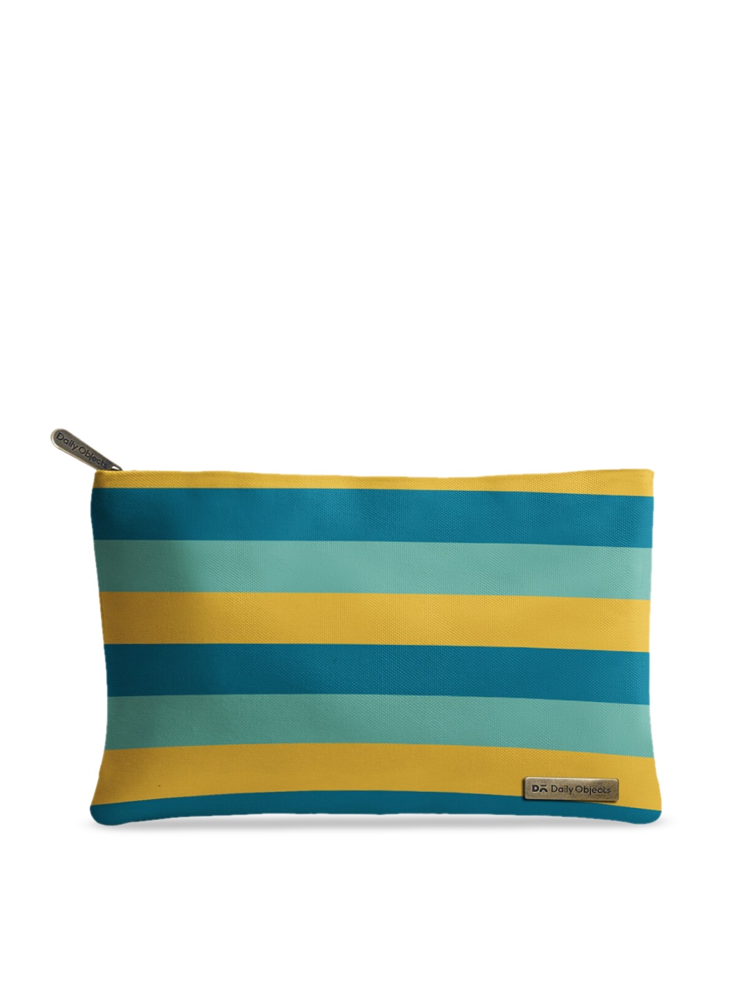 

DailyObjects Yellow & Blue Striped Printed Tropical Lines Travel Pouch