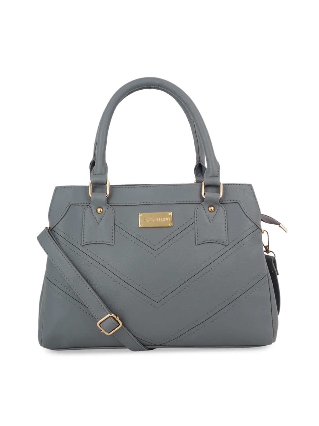 

Lapis O Lupo Grey Solid Handheld Bag