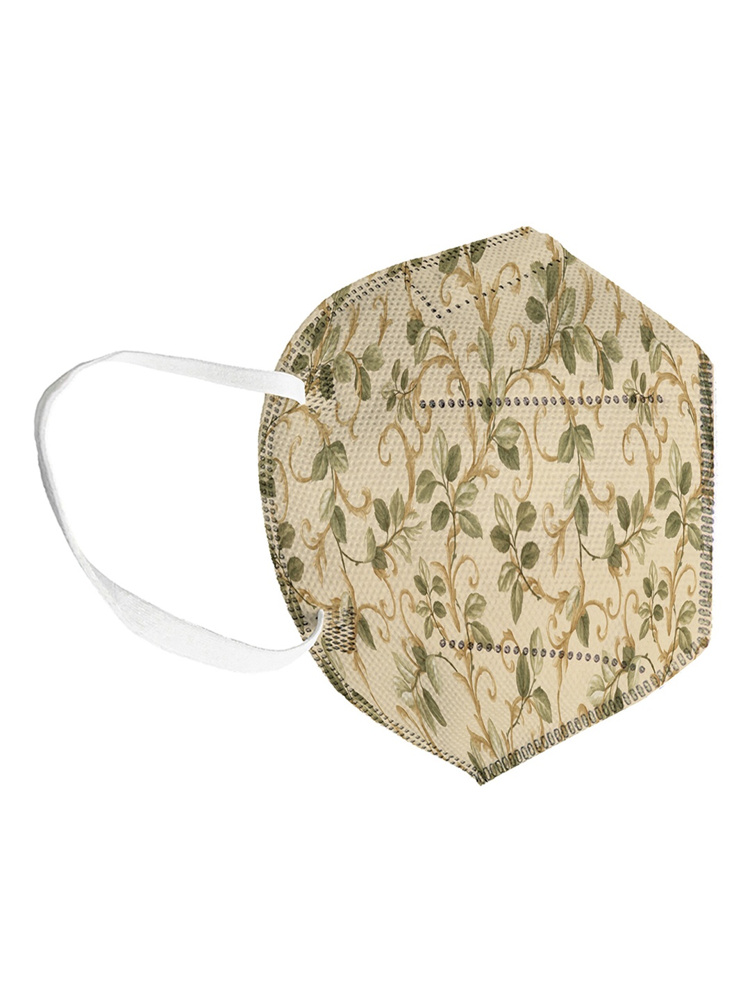 

Status Unisex Printed 4-Ply Reusable Anti Pollution Certified N95 Mask, Yellow