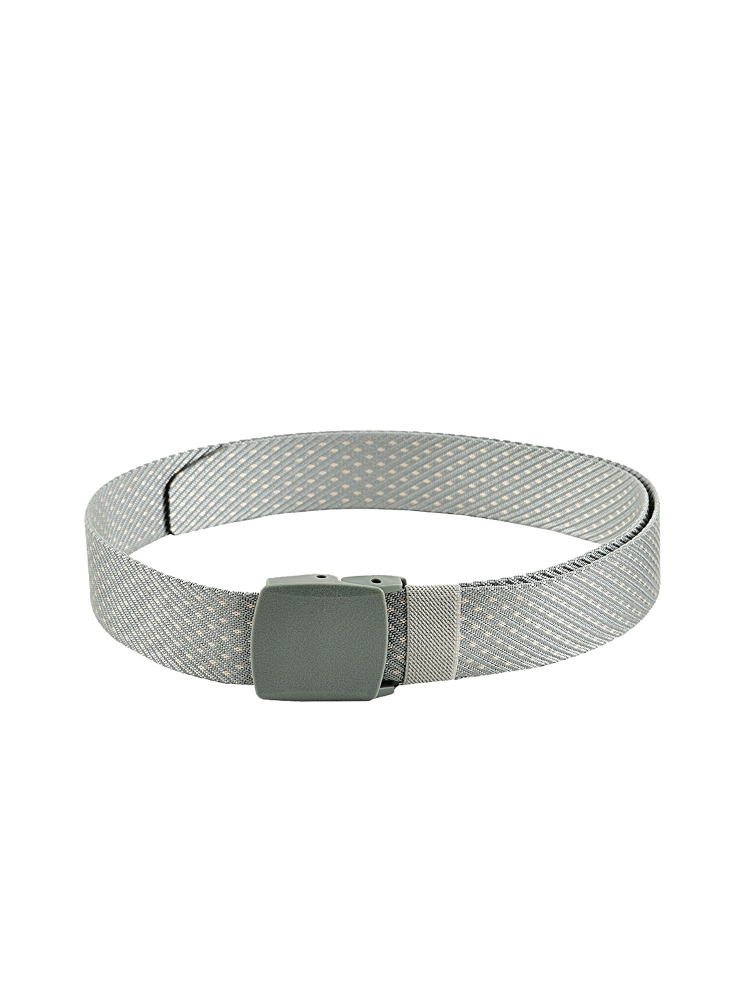 

WINSOME DEAL Men Grey Woven Design Belt