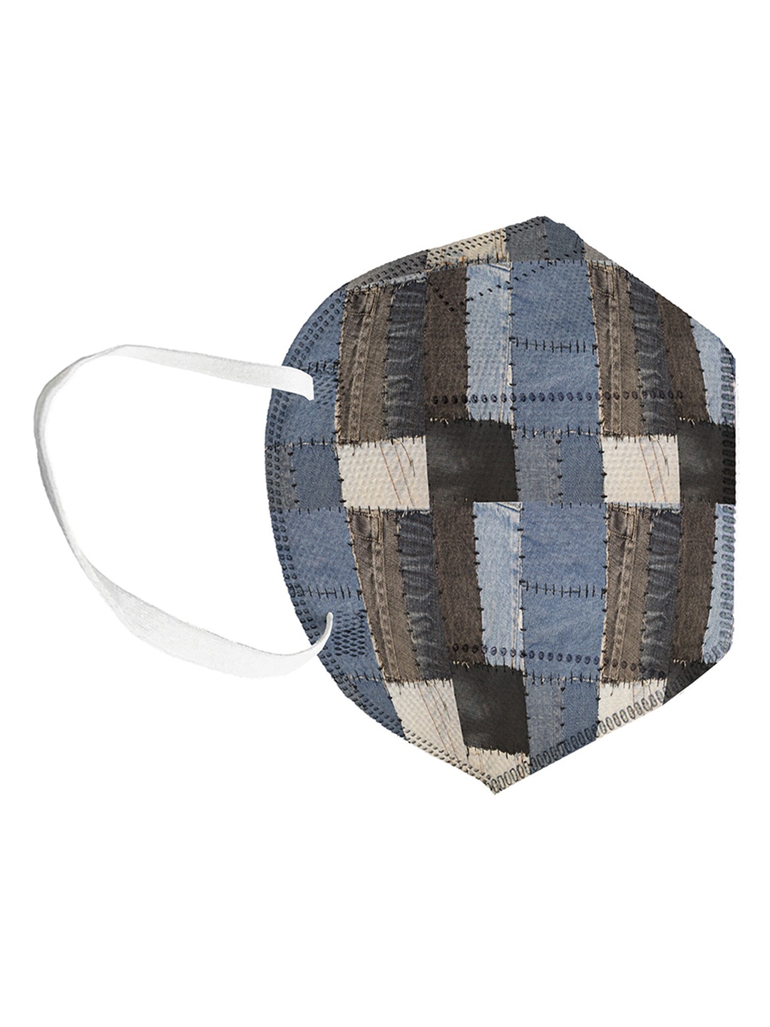 

Status Unisex Single 4-Ply Blue Certified Anti Pollution Digital Printed N95 Mask