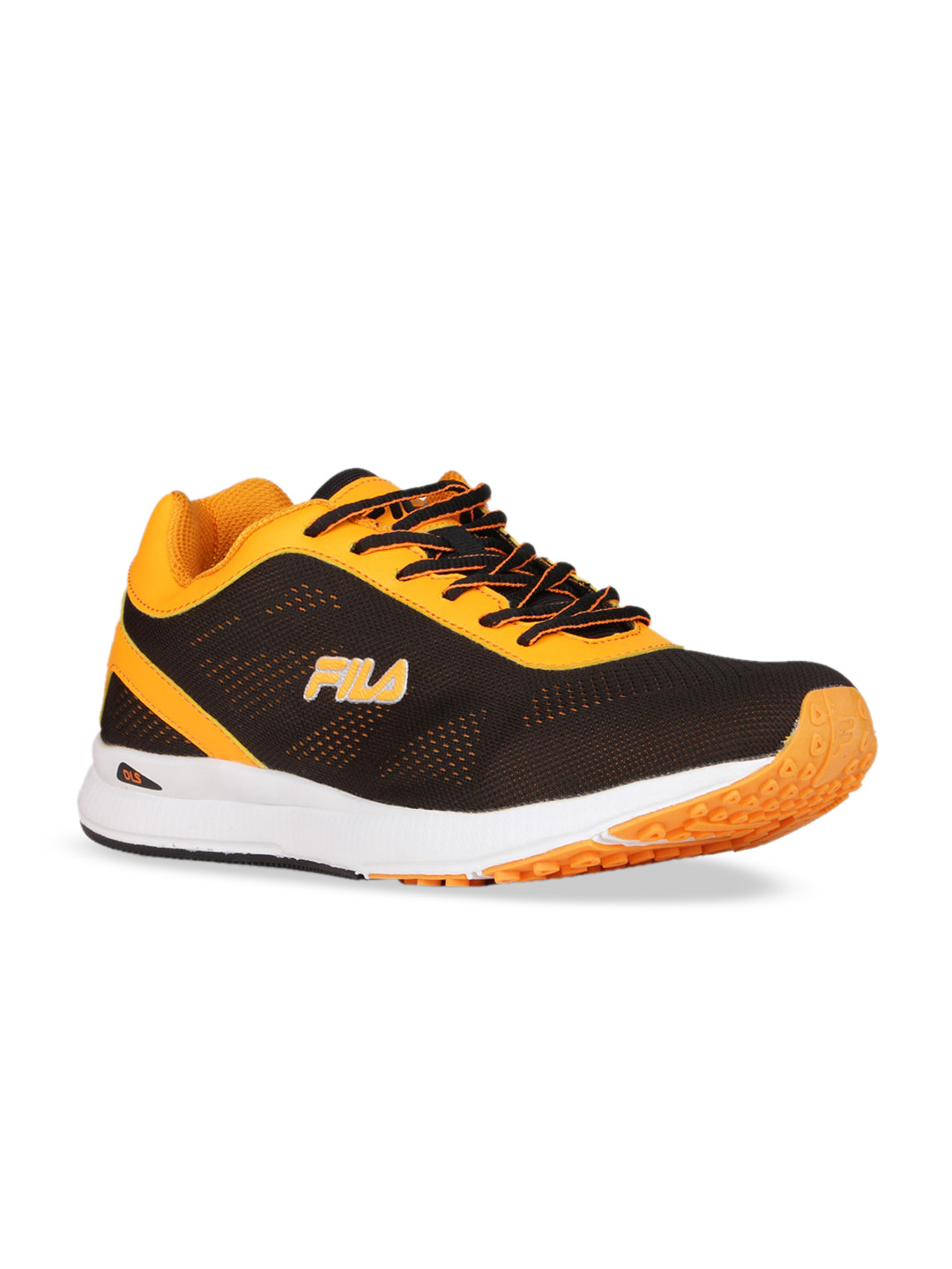 

FILA Men Black Colourblocked Running Shoes