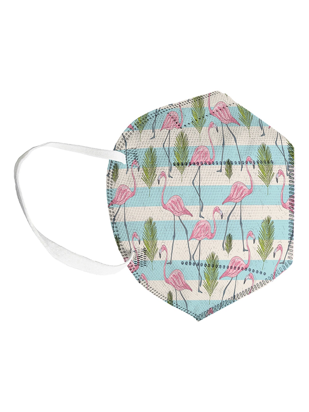 

Status Unisex Multicoloured Single 4-Ply Certified Anti Pollution Digital Printed N95 Mask, Multi