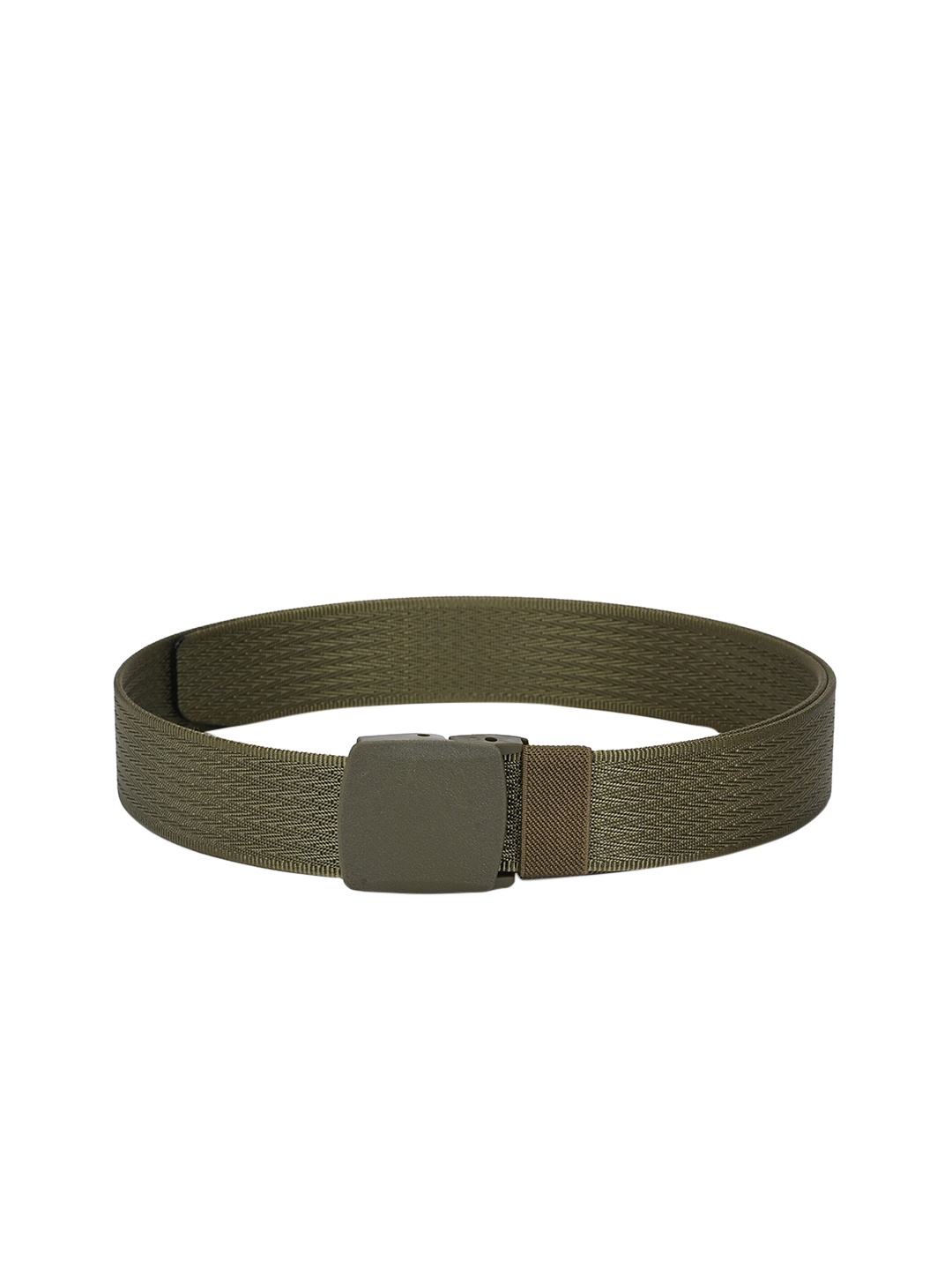 

Calvadoss Women Olive Green Woven Design Belt