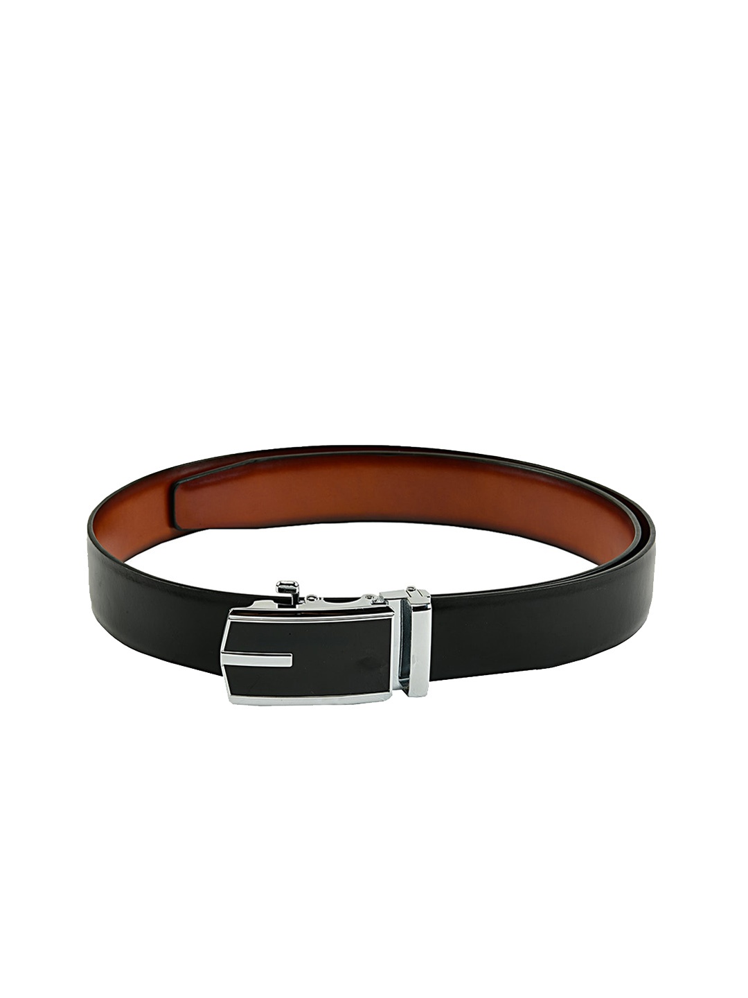 

WINSOME DEAL Men Black & Brown Solid Reversible Belt