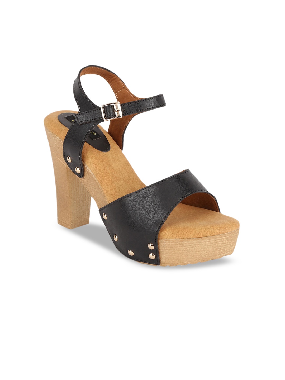 

TRASE Women Black Solid Heels