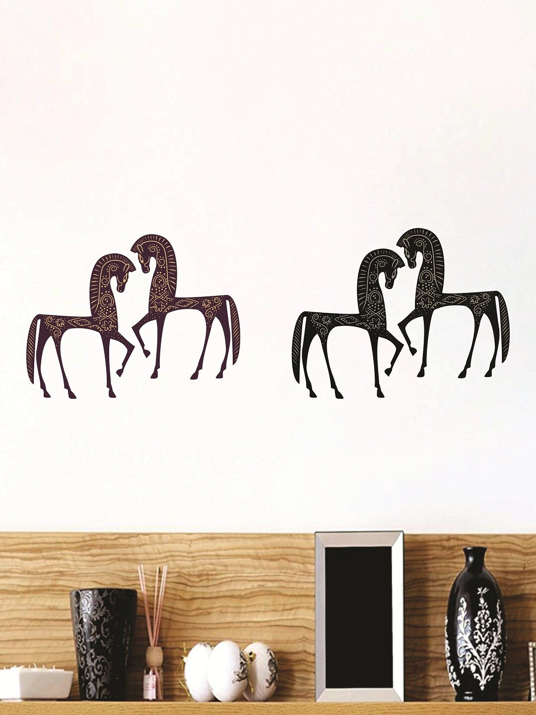 

WALLSTICK Brown & Black Large Vinyl Wall Sticker