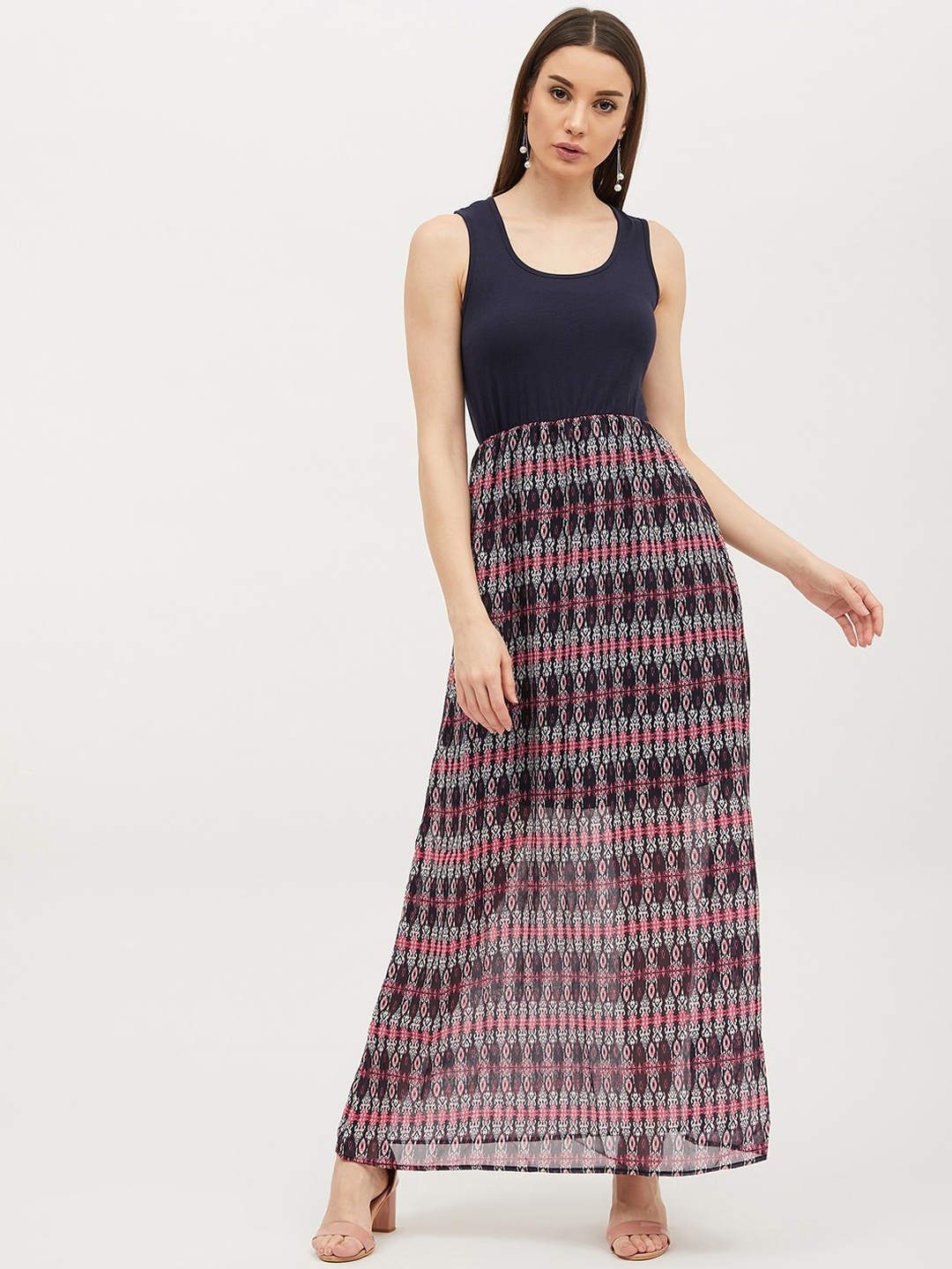 

Harpa Women Multicoloured Printed Maxi Dress, Multi