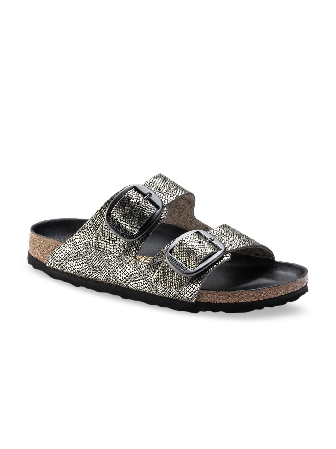 

Birkenstock Women Arizona Big Buckle Grey Narrow Width Sandals