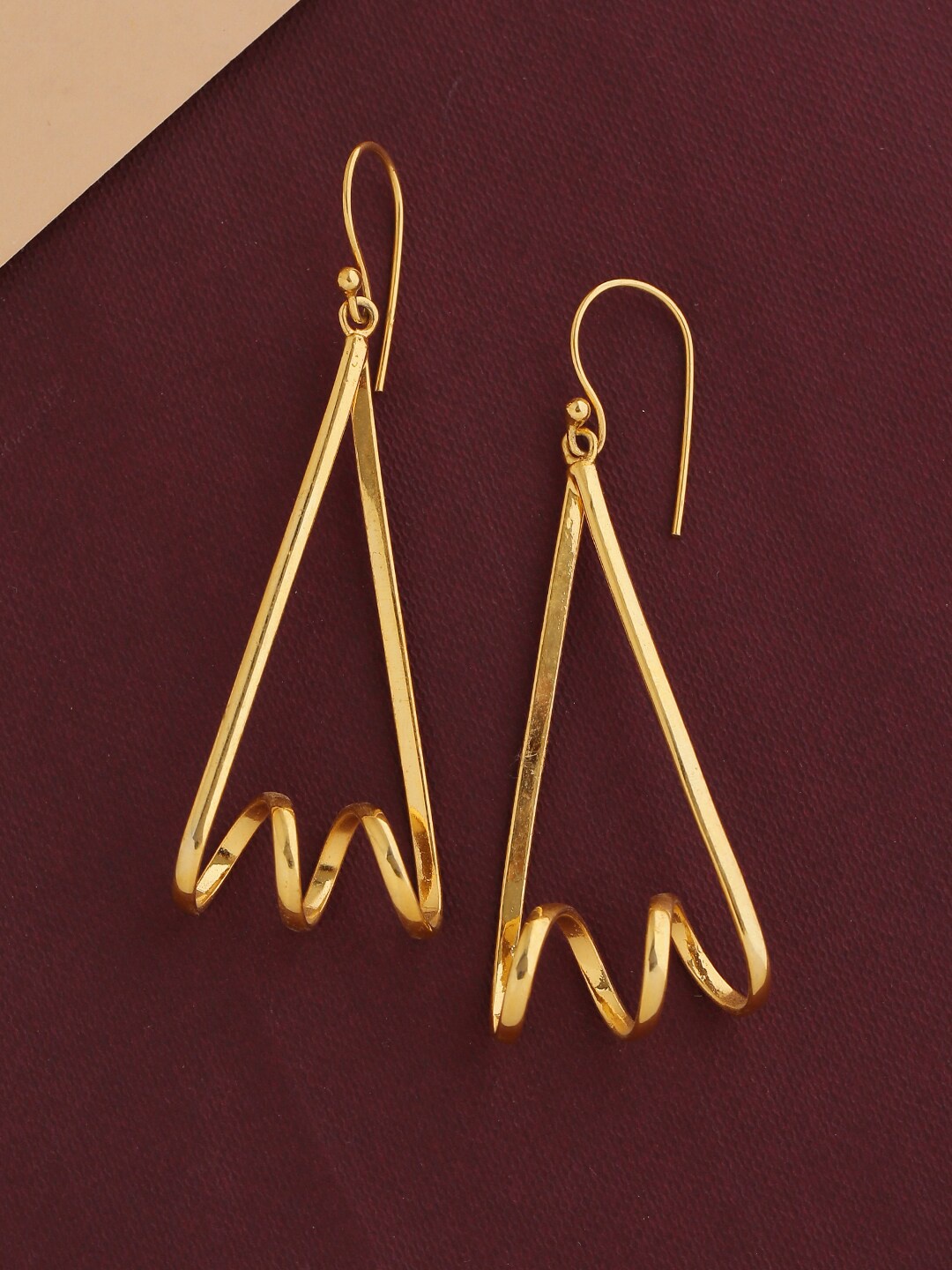 

Tistabene 18K Gold-Plated Contemporary Curley Dangler