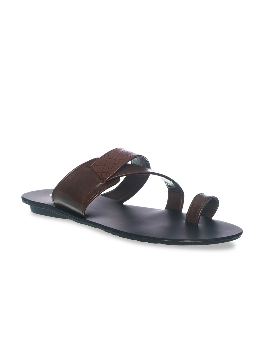 

Khadims Men Brown Lazard Sandals