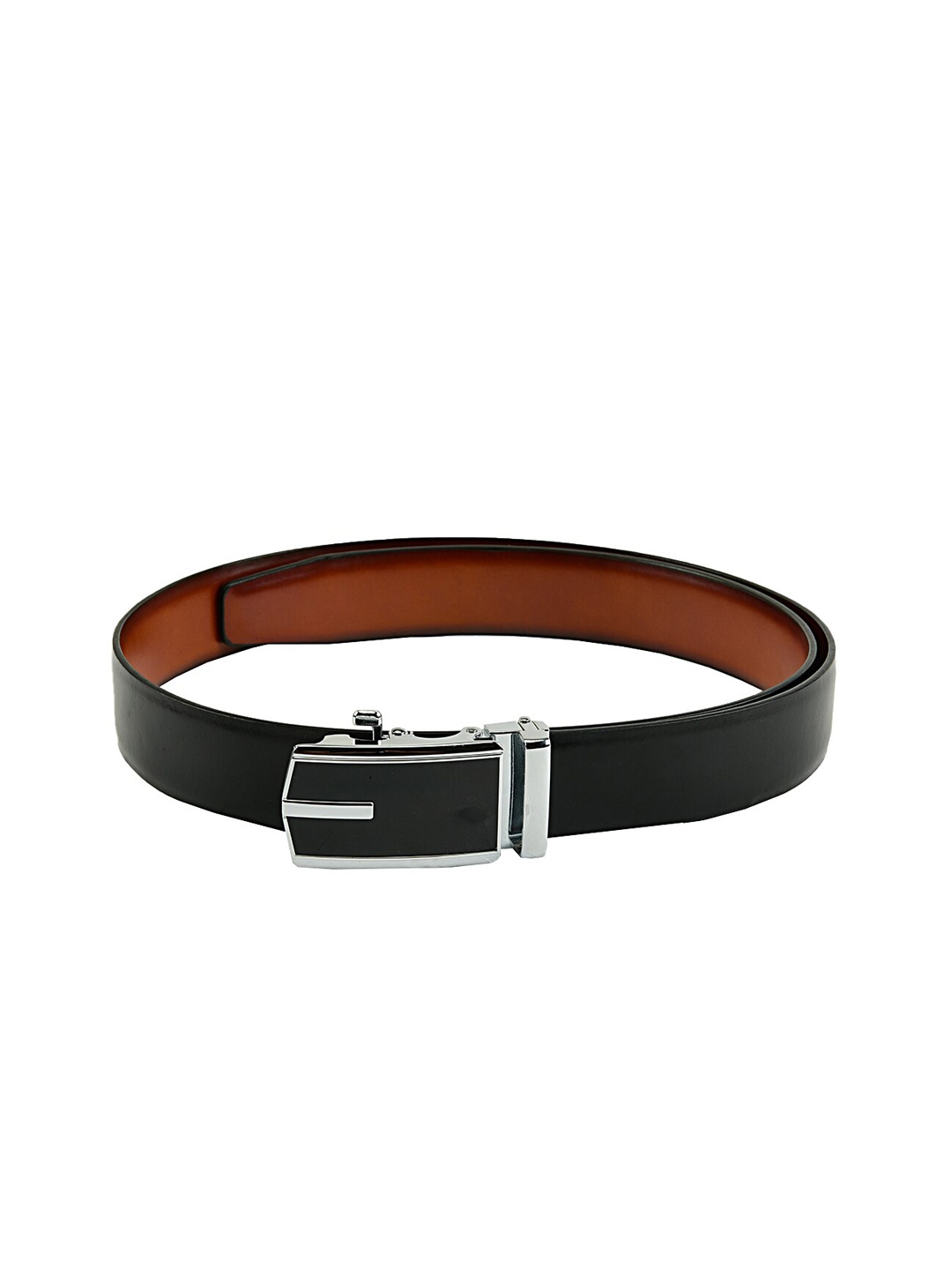 

WINSOME DEAL Men Black & Brown Solid Reversible Belt