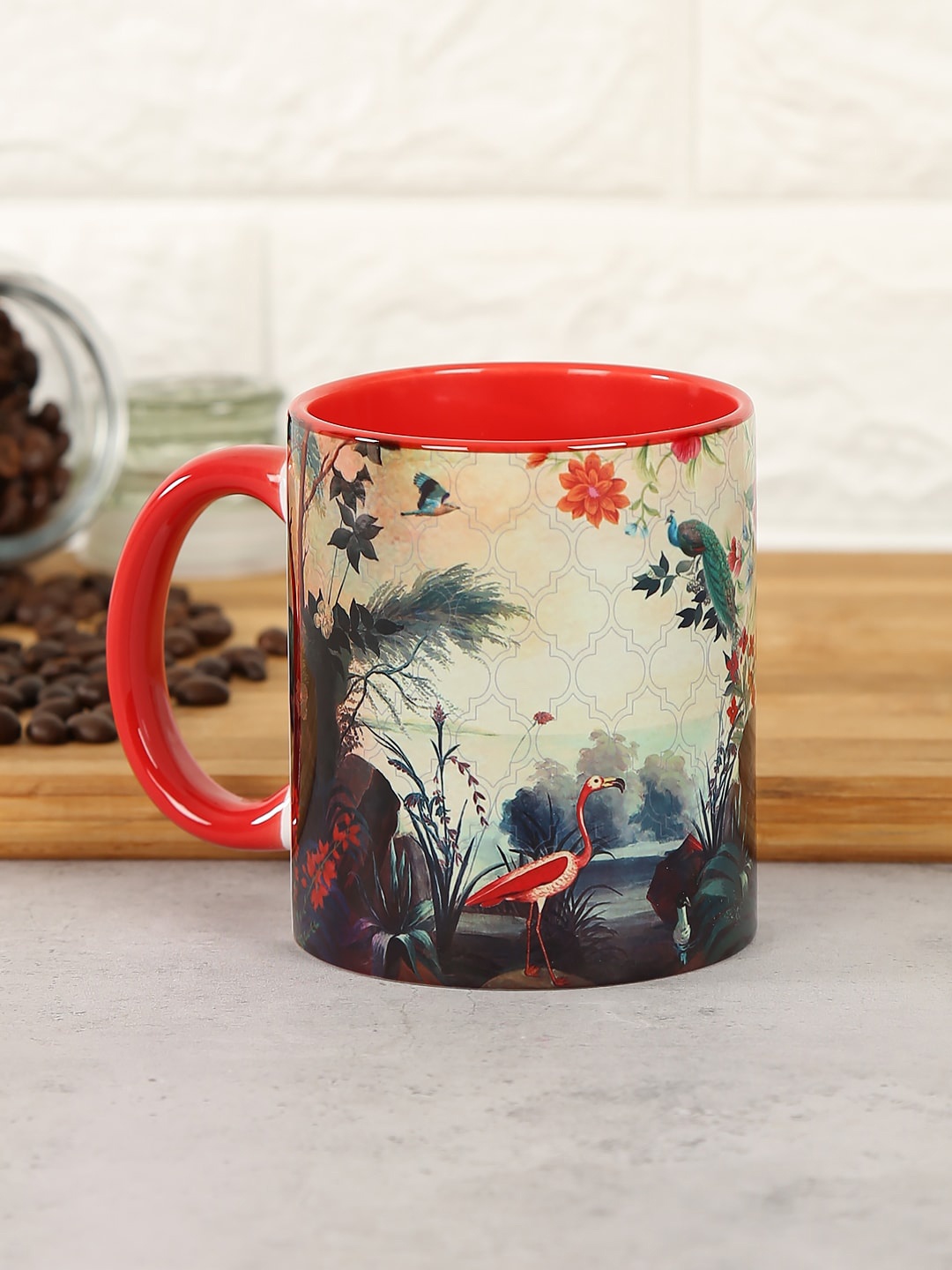 

India Circus by Krsnaa Mehta Multicolored River Bank Silvassa Coffee Mug, Multi