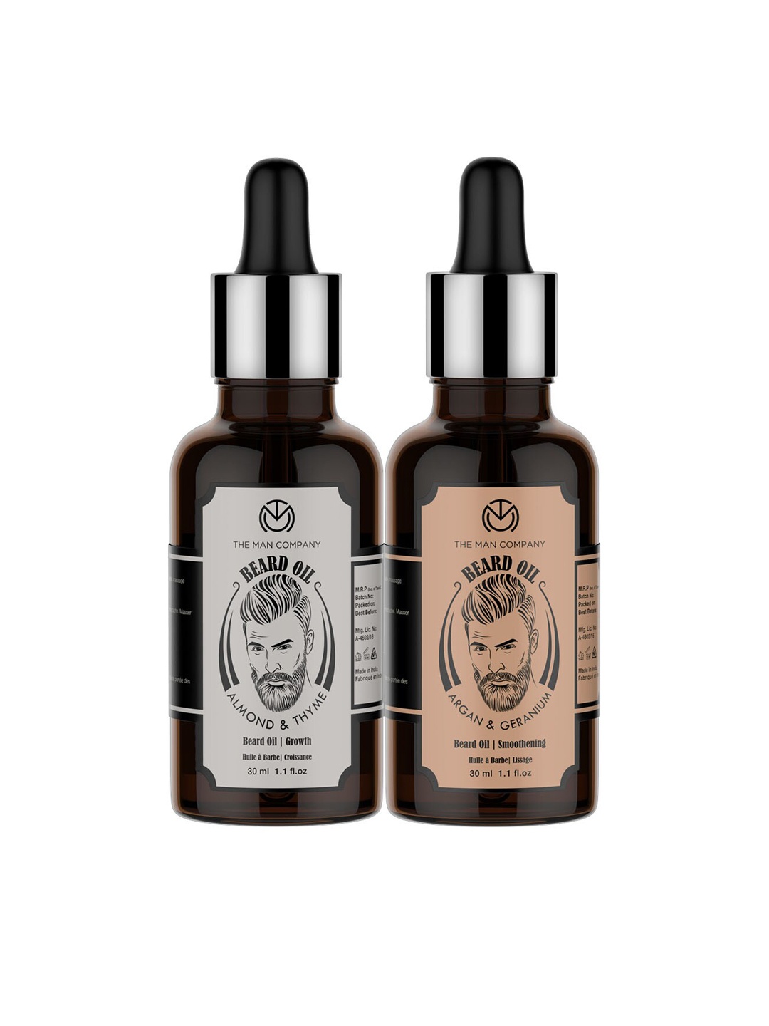 

The Man Company Beard Growth Duo, Black