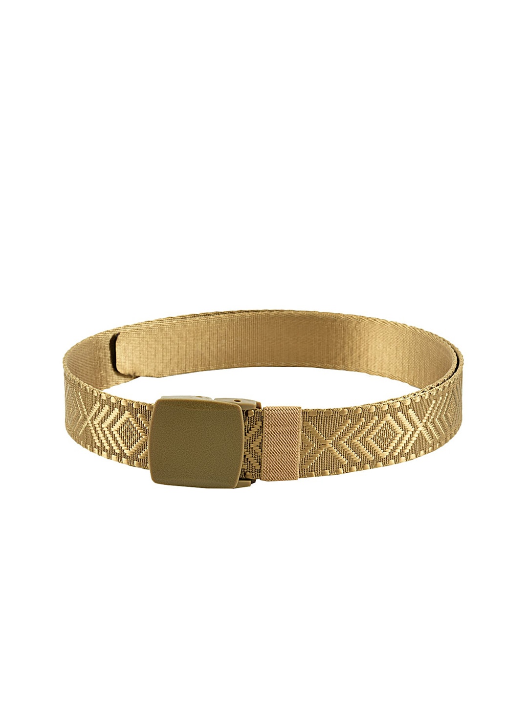 

WINSOME DEAL Men Tan Solid Belt