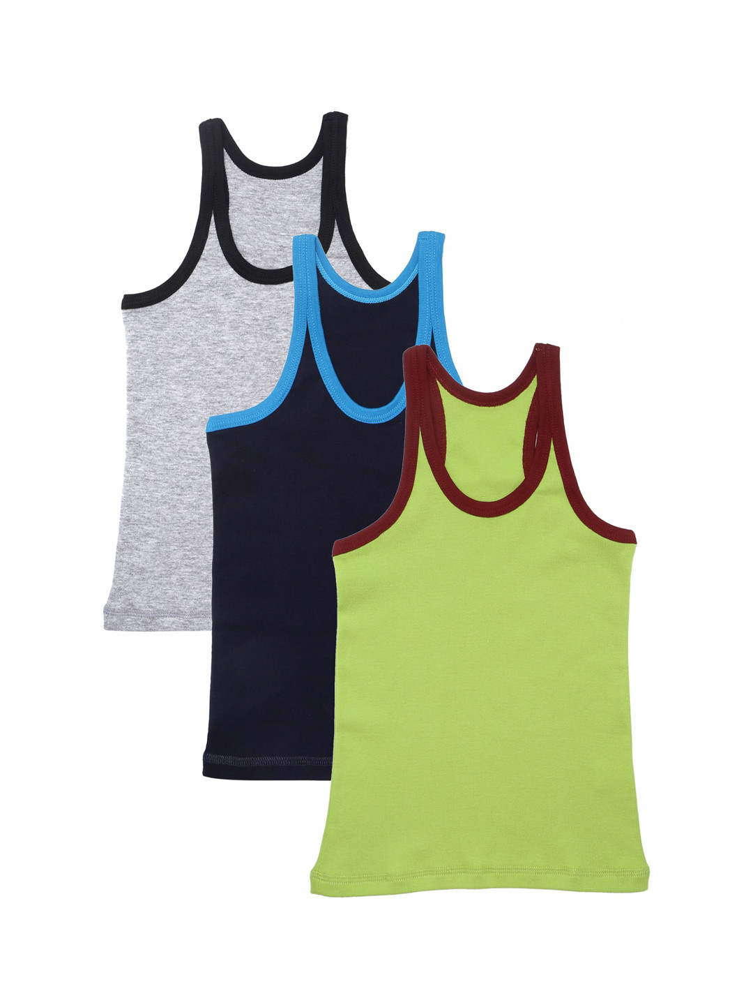 

YK Boys Pack Of 3 Assorted Innerwear Vests
