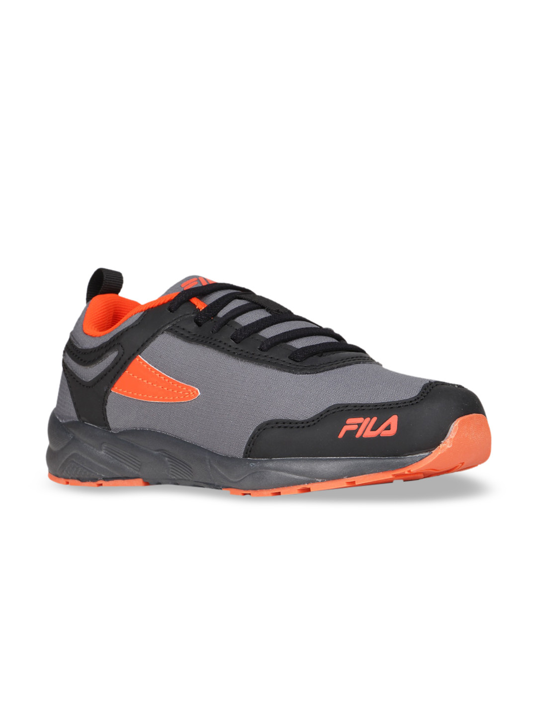 

FILA Kids Grey & Black Colourblocked FABRON K Sneakers