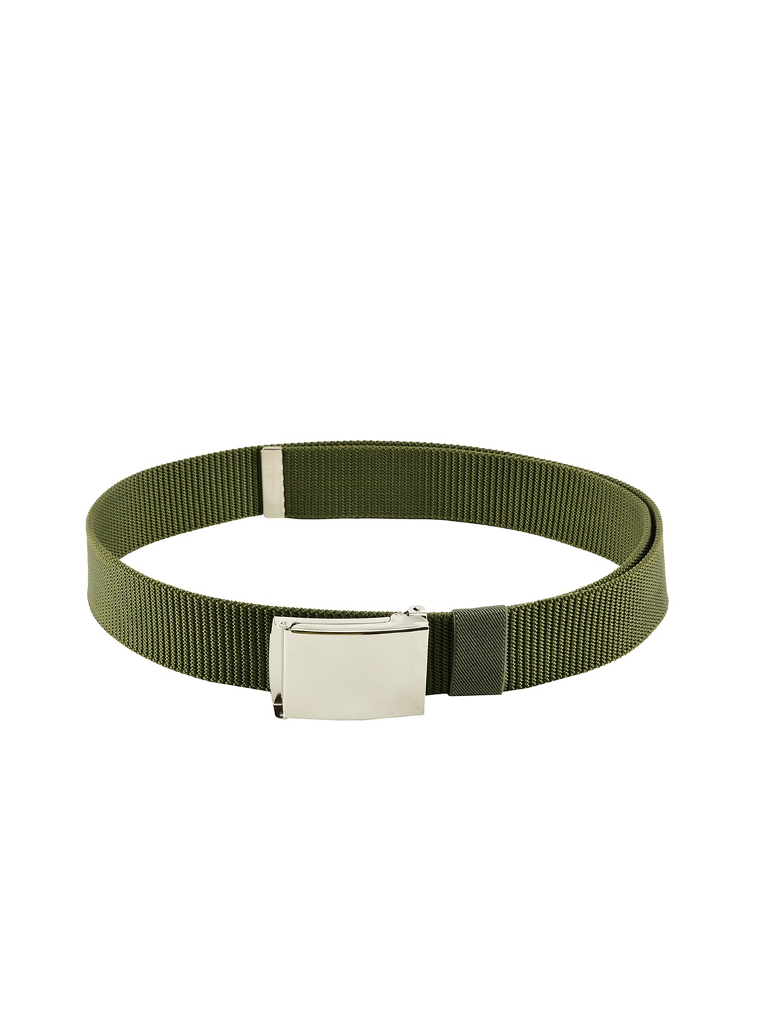 

WINSOME DEAL Men Green Solid Belt