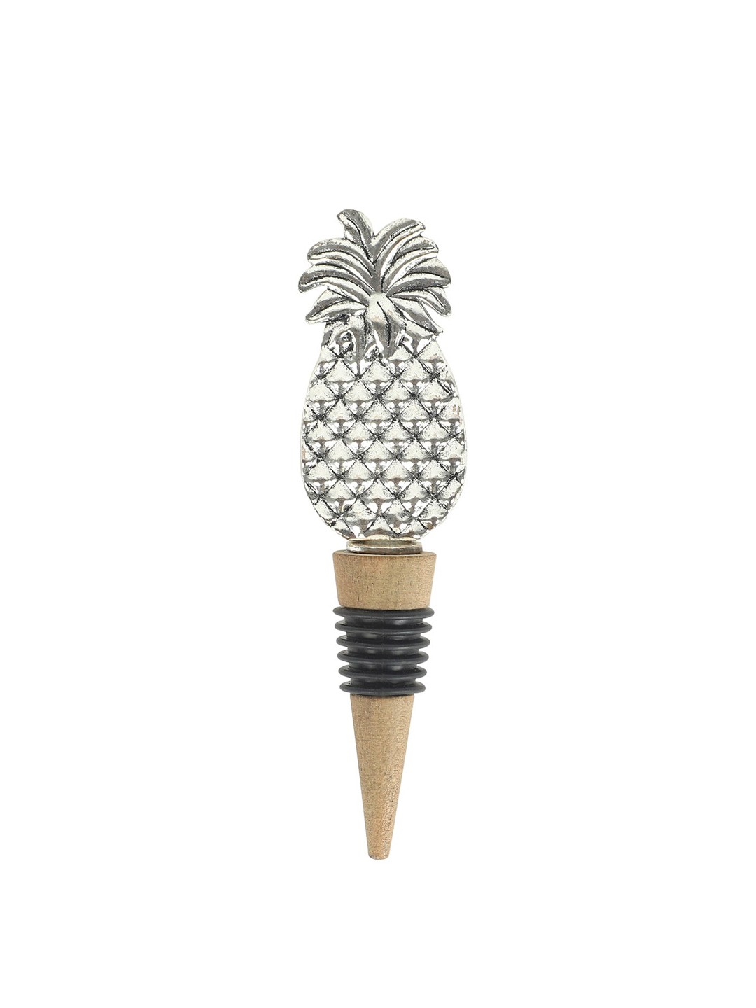 

Chumbak Silver Pineapple Party Wine Stopper