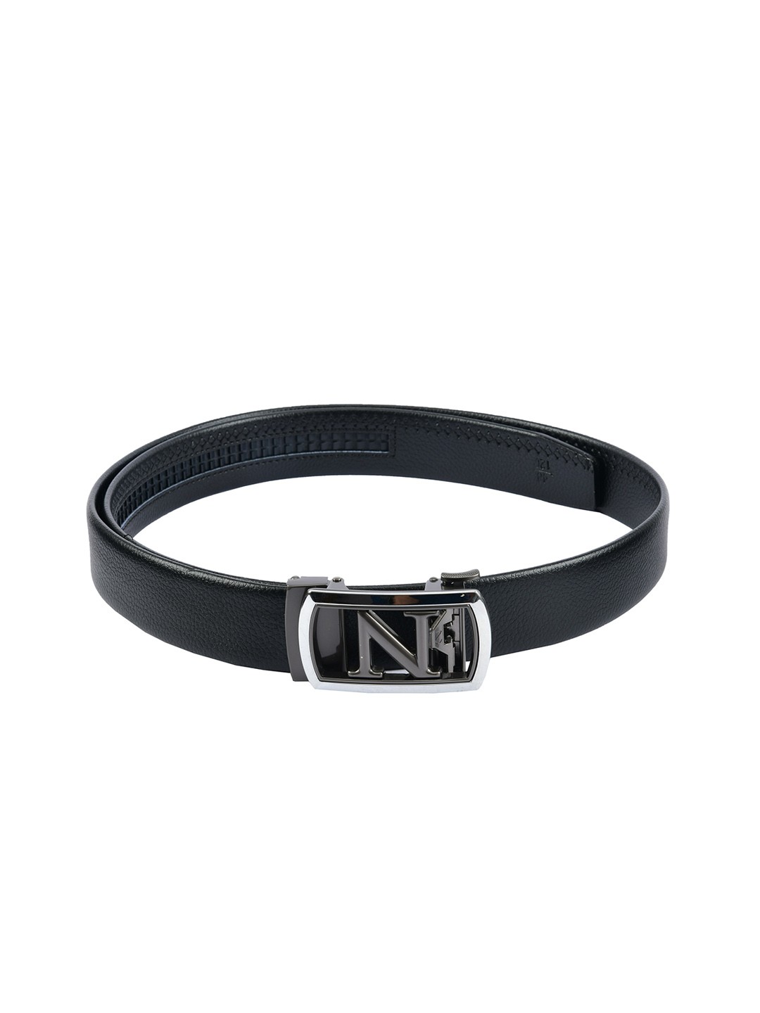 

WINSOME DEAL Men Black Solid Belt
