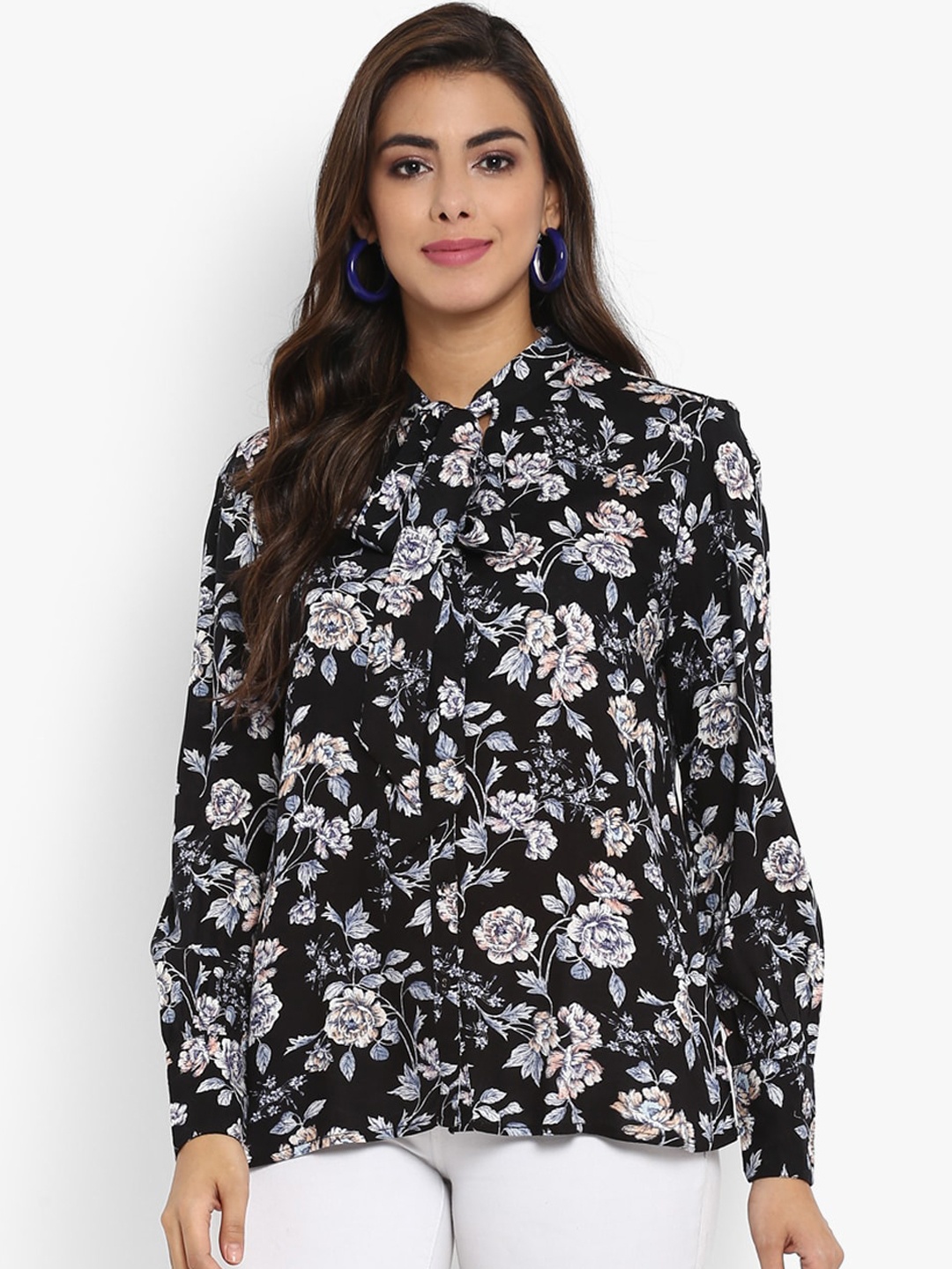 

Aditi Wasan Women Black Printed Top
