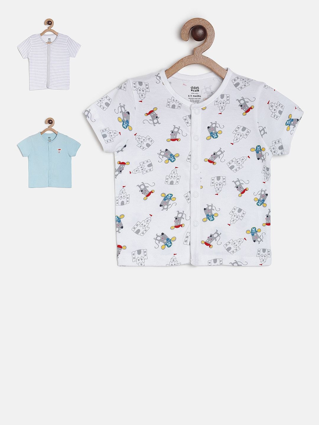 

MINI KLUB Boys Set of 3 Jhablas, Multi