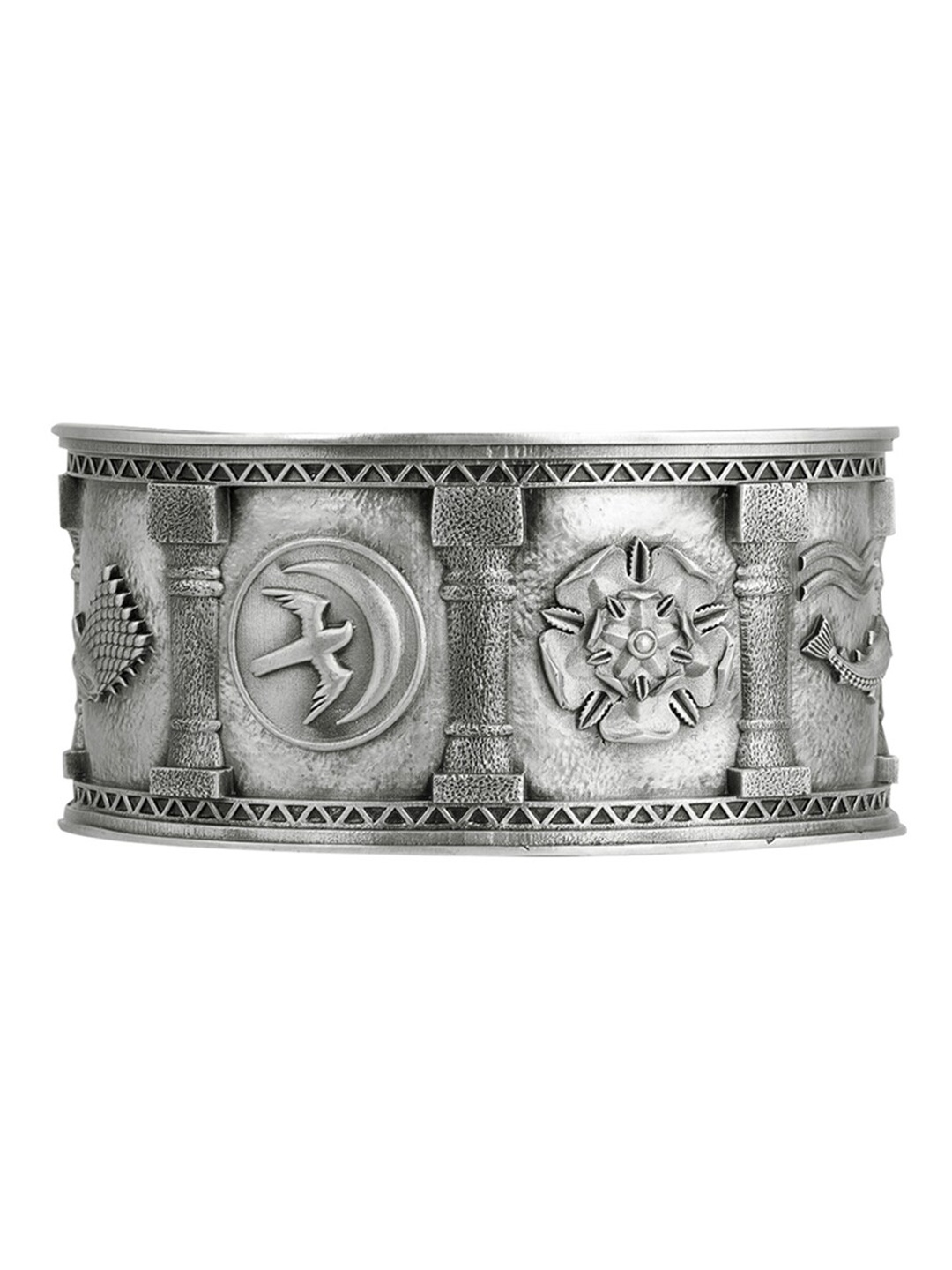 

Masaba Silver-Plated Tribal Alloy Cuff Bracelet