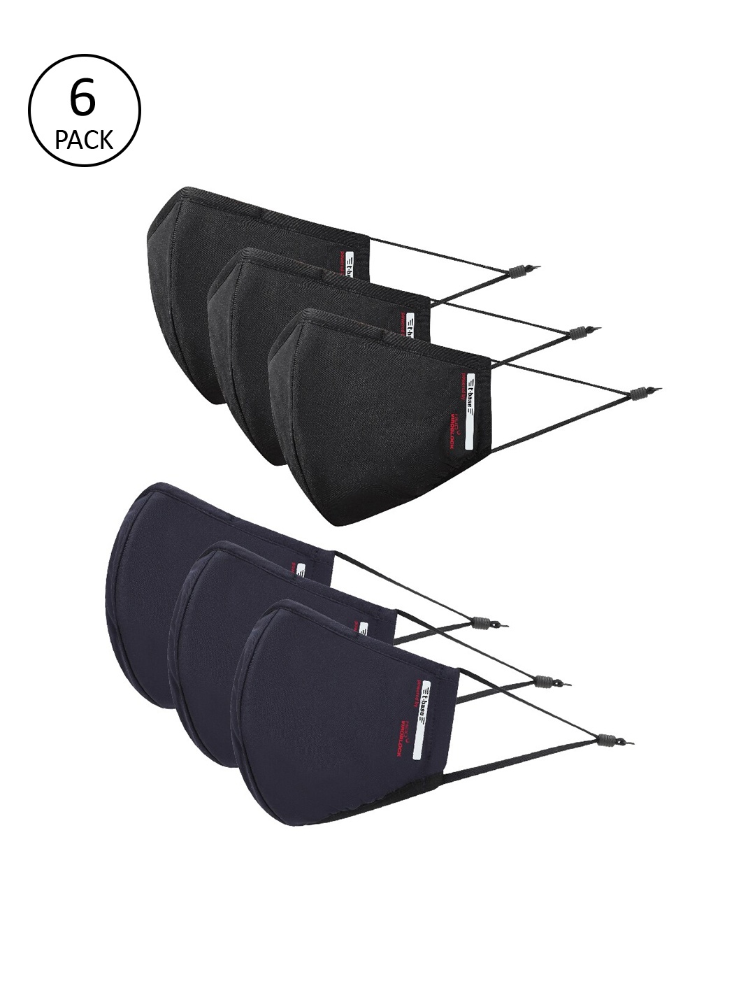 

t-basebase Pack of 6, Multi