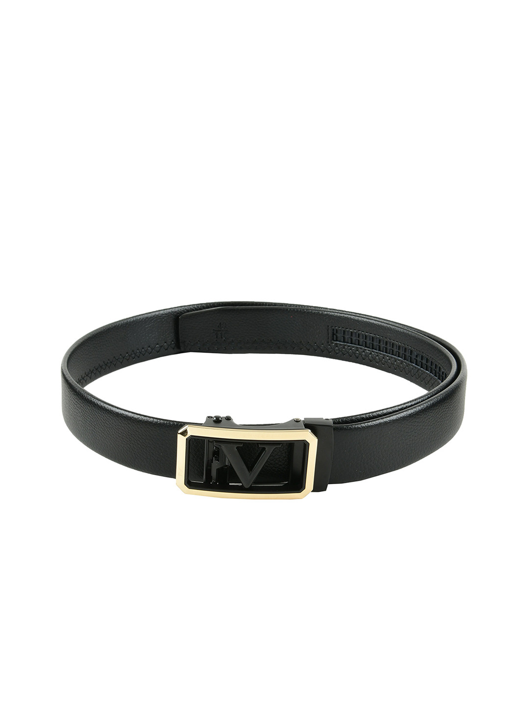 

WINSOME DEAL Men Black Solid Belt