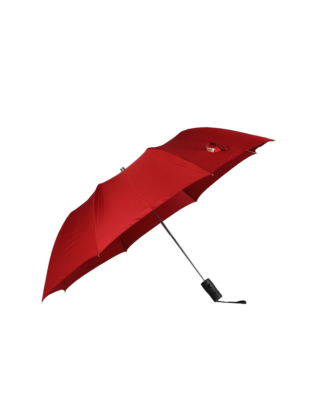 

Johns Maroon Solid Two-Fold Auto Umbrella