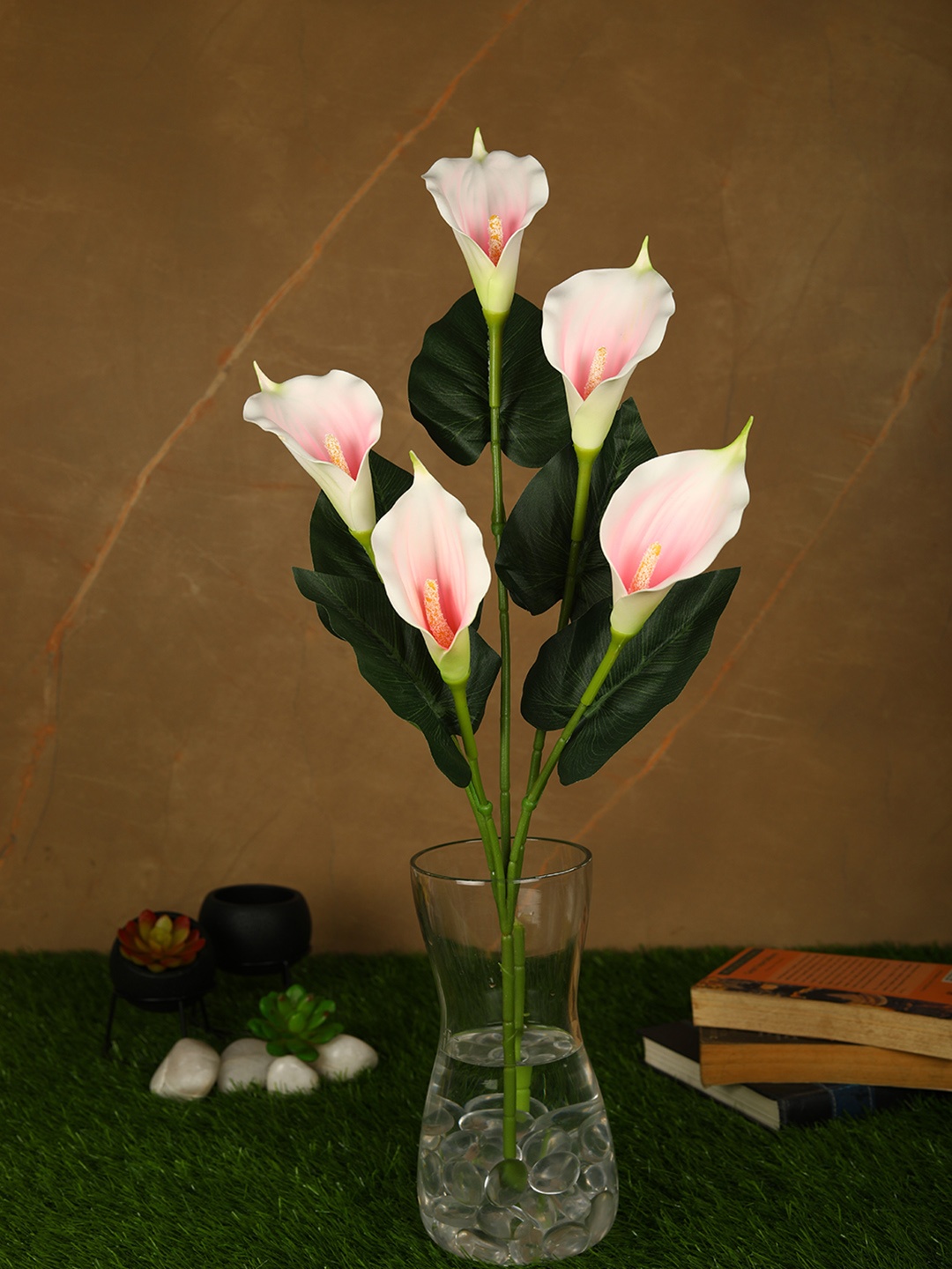 

PolliNation Pink & Green Real Touch Artificial Callalily Flower Stem