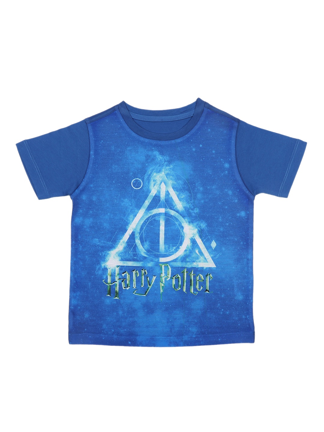 

Harry Potter Boys Blue Printed Round Neck T-shirt