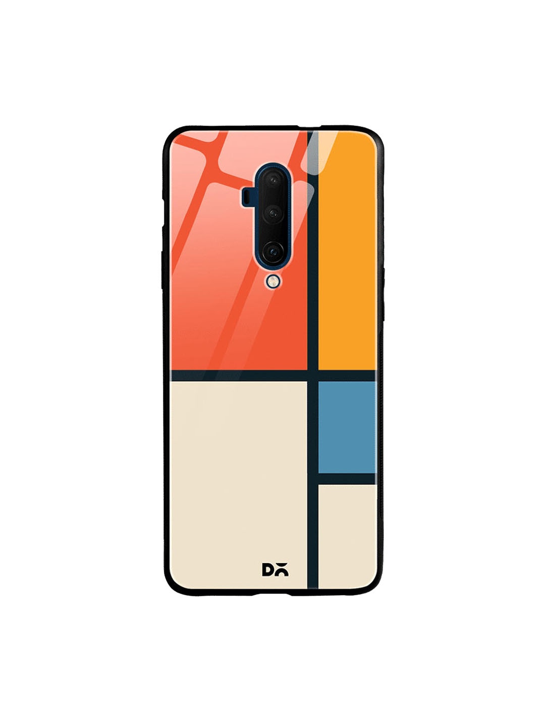 

DailyObjects Orange & Red Window OnePlus 7T Pro Glass Case