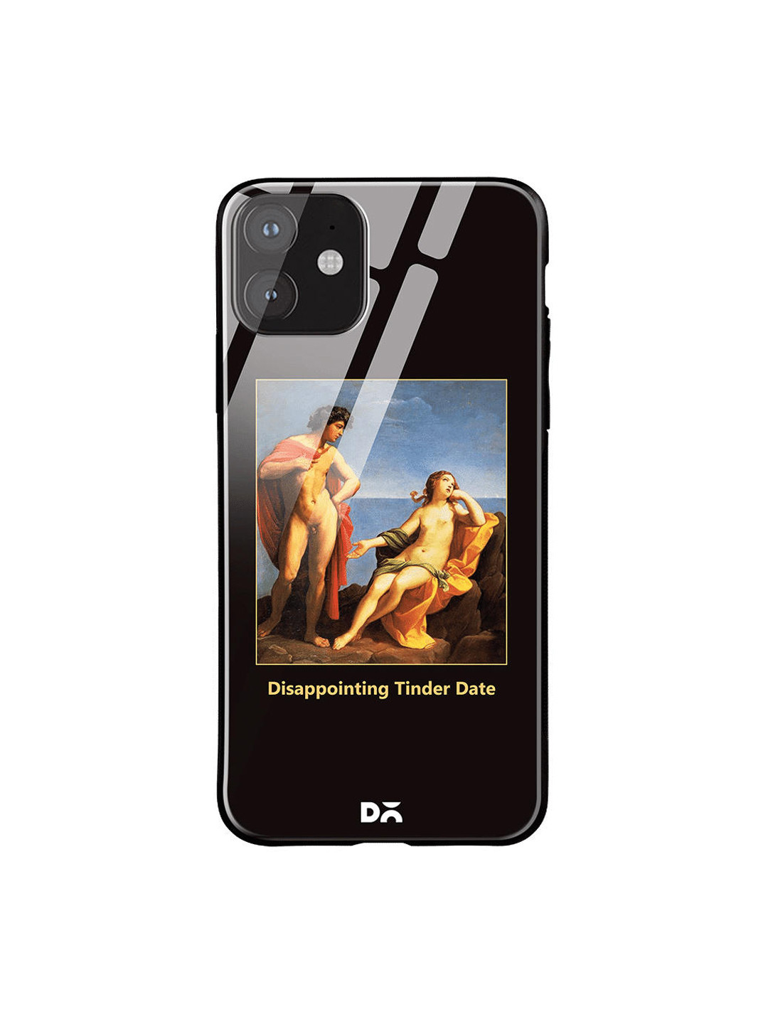 

DailyObjects Black & Beige Disappointing Date iPhone 11 Glass Cover