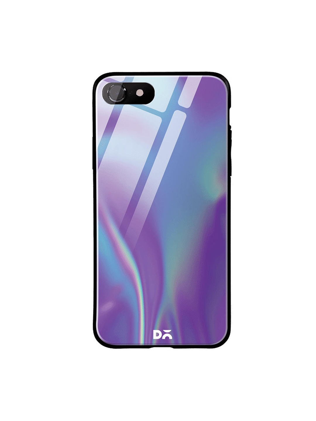 

DailyObjects Blue & Purple Holo Satin iPhone 8 Glass Case