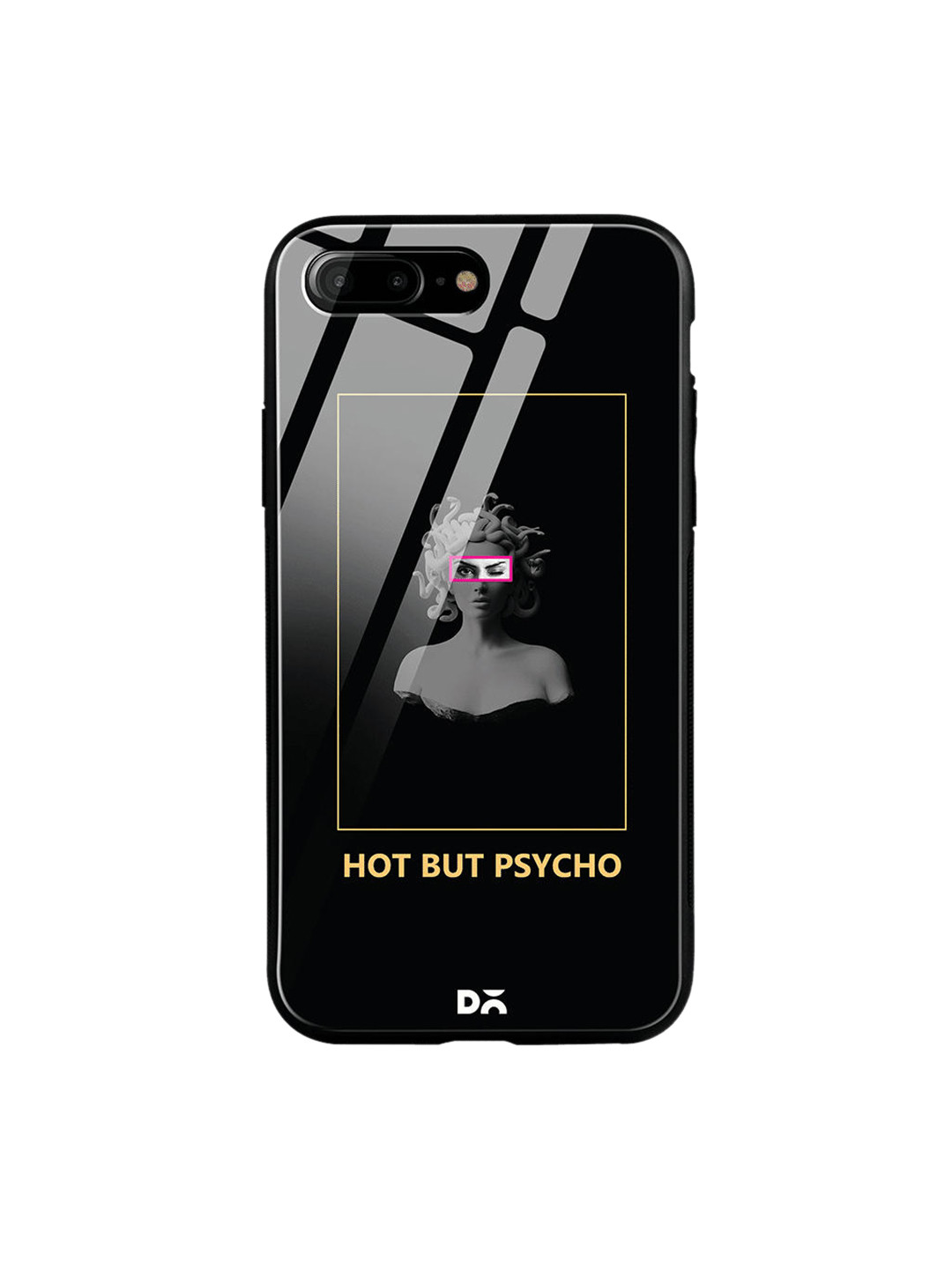 

DailyObjects Black & Grey Hot Psycho iPhone 8 Plus Glass Case