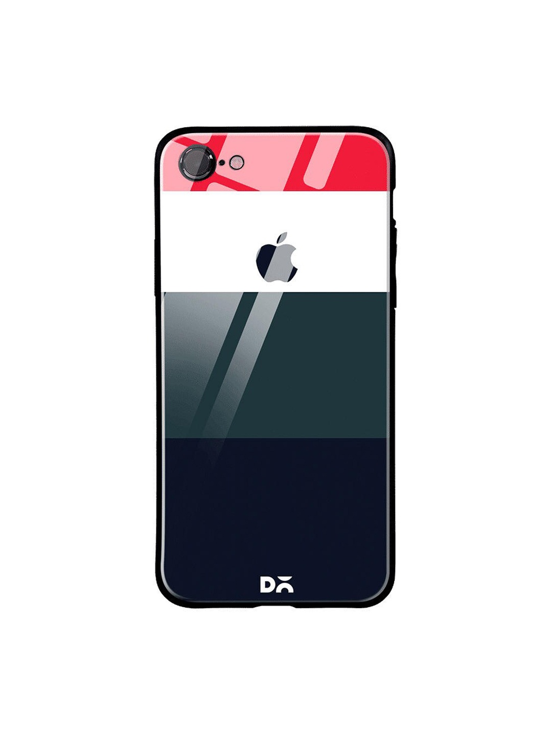 

DailyObjects Blue & Green Deep Quad iPhone 8 Glass Case