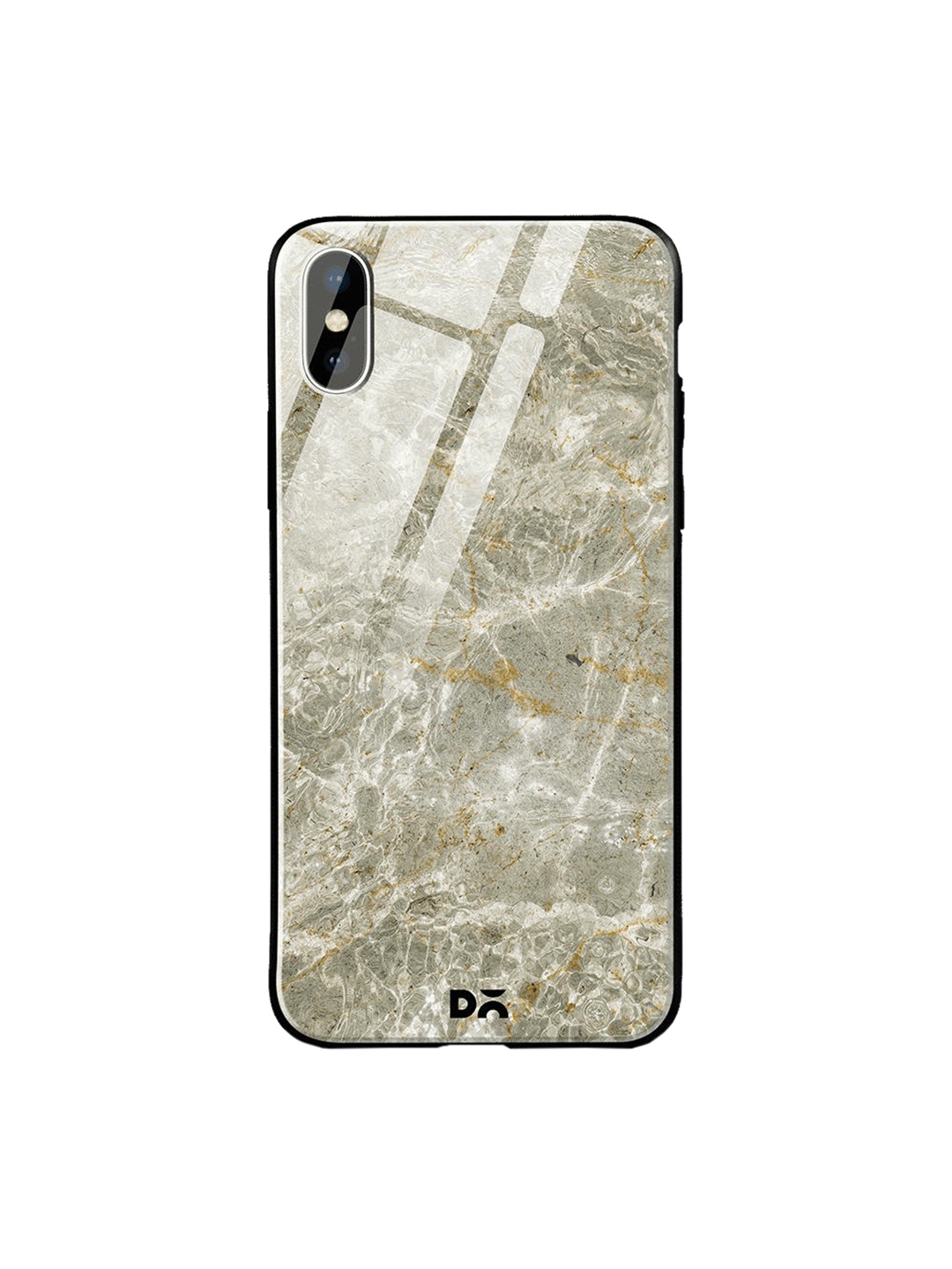 

DailyObjects Grey Marble iPhone X Glass Case