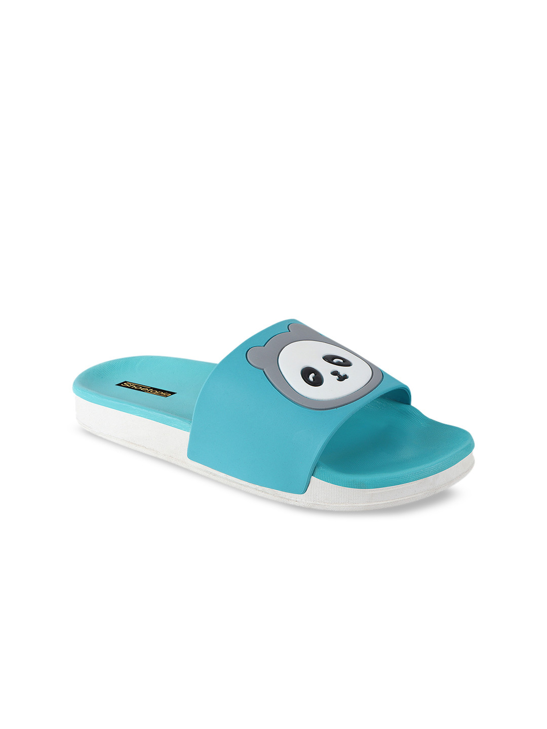 

Shoetopia Women Blue Printed Sliders