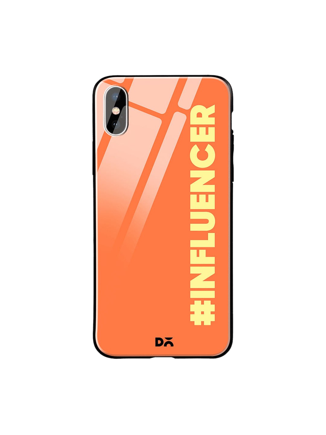

DailyObjects Orange & Yellow Influencer iPhone XS Max Glass Case