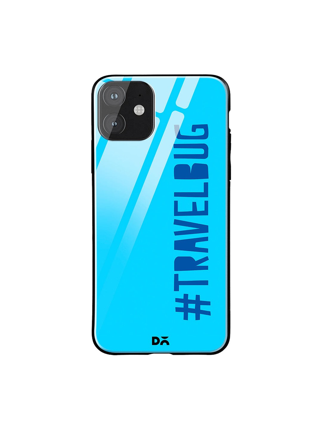 

DailyObjects Blue Travel Bug iPhone 11 Glass Case