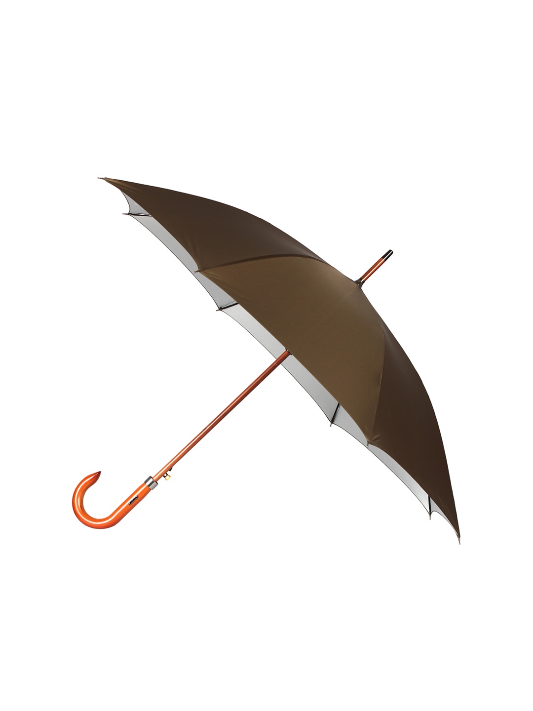 

Johns Unisex Olive Green Solid Woodking Semi-Automatic Non-Foldable Stick Umbrella