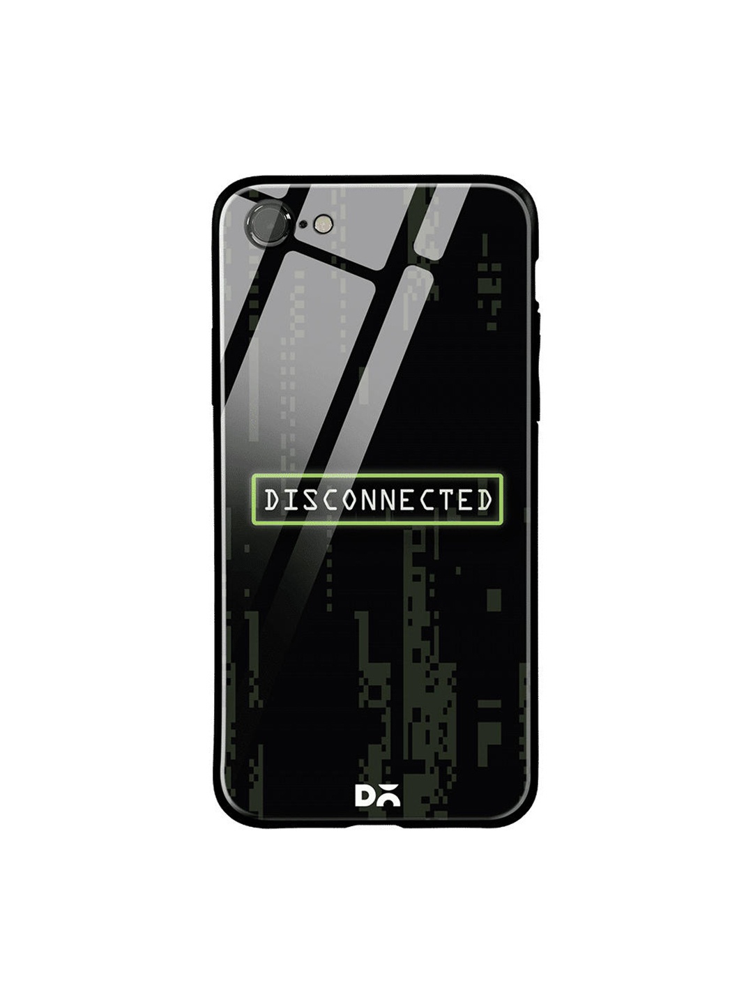 

DailyObjects Black & White Disconnected iPhone 7 Glass Case