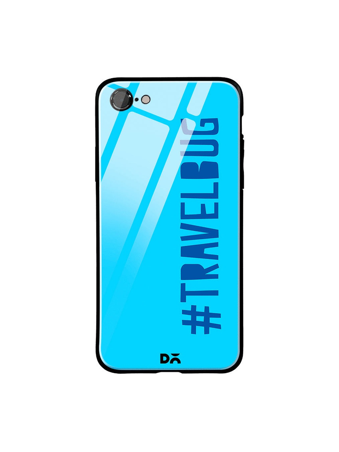 

DailyObjects Blue Travel Bug iPhone 7 Glass Case
