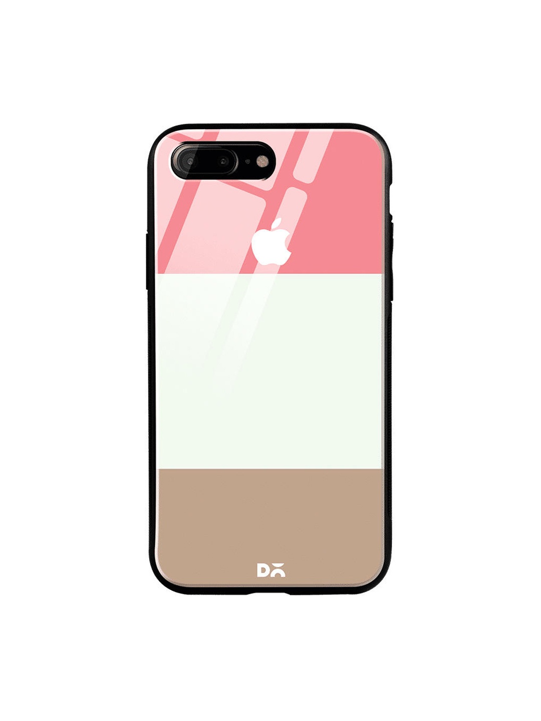 

DailyObjects Pink & White Triplet iPhone 8 Plus Glass Case