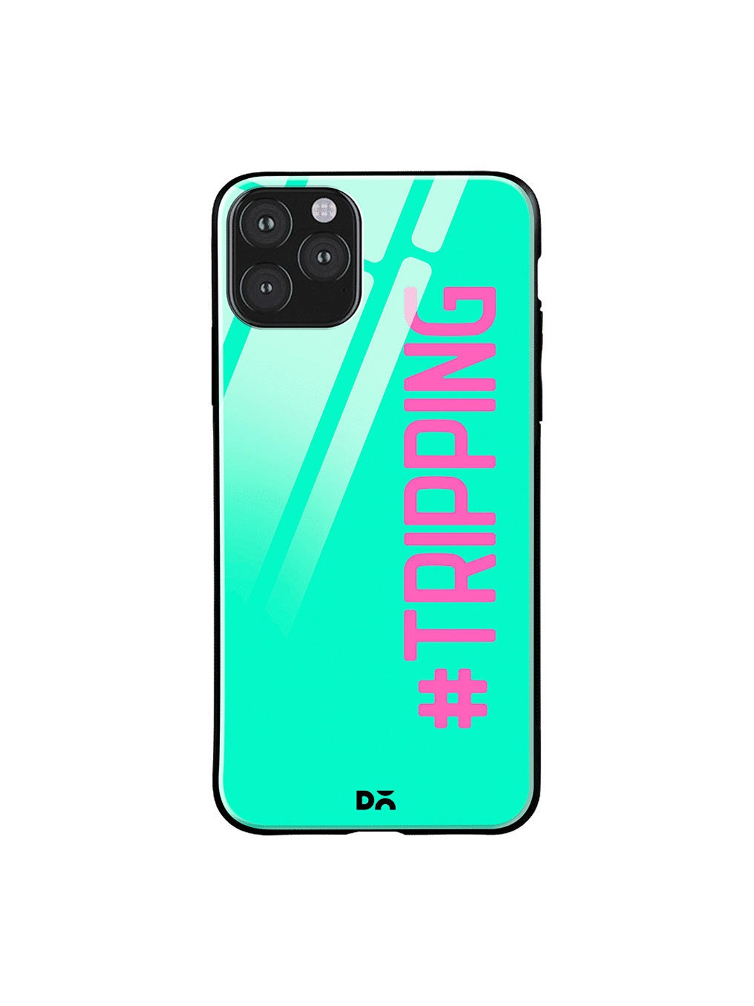 

DailyObjects Green & Pink Tripping iPhone 11 Pro Max Glass Case
