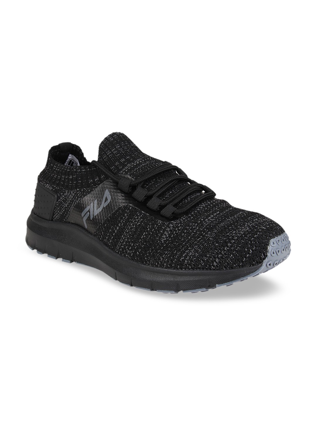 

FILA Men Black Rentor Running Shoes