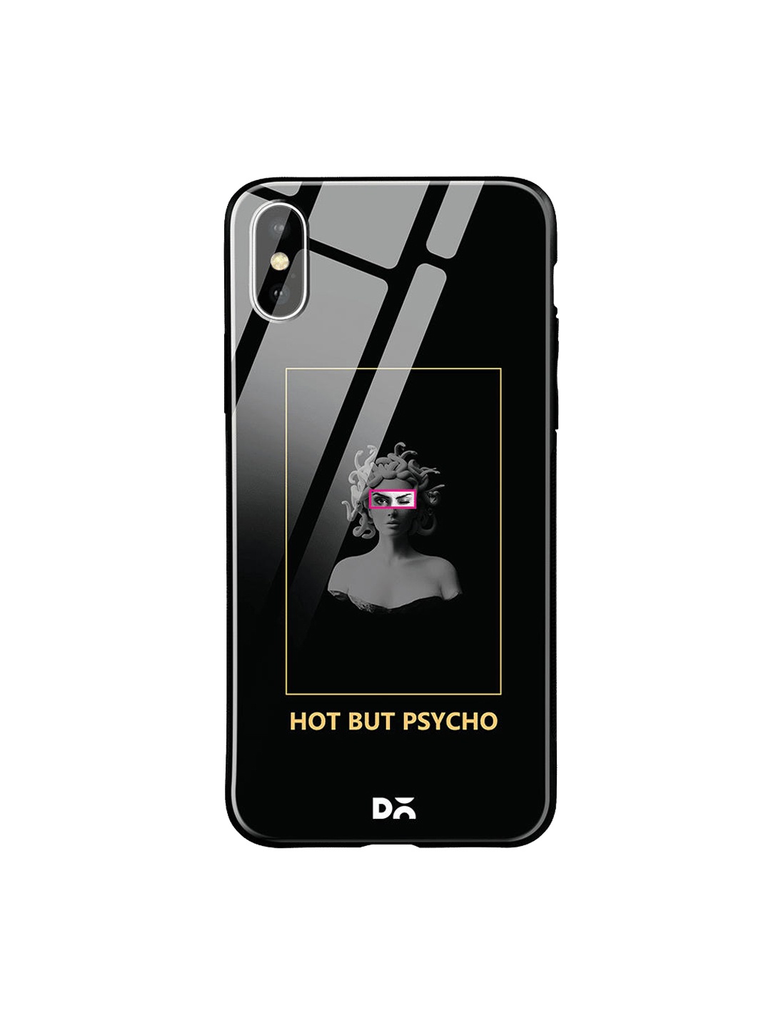 

DailyObjects Black & Grey Hot Psycho iPhone XS Max Glass Cover