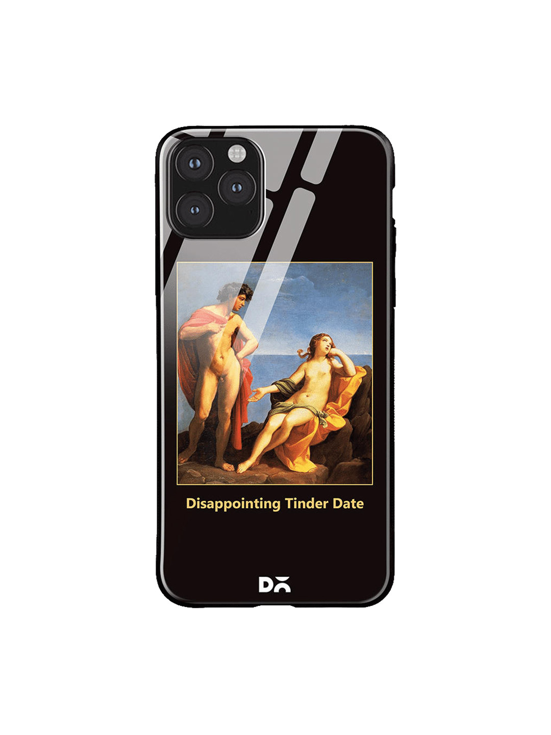 

DailyObjects Black & Beige Disappointing Date iPhone 11 Pro Max Glass Cover
